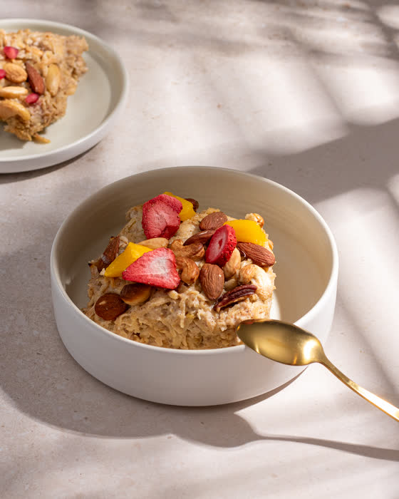 Porridge mit Pflaumen, BORA-Kochbuch