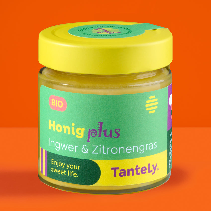 TanteLy Honig Plus Ingwer & Zitronengras, Bio Foodoholic