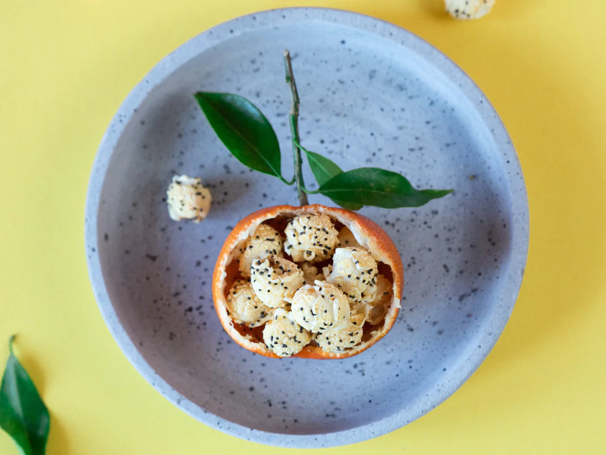 Knalle Popcorn »Poppy Seed« Mohn Mandarine – vegan & limitiert Foodoholic